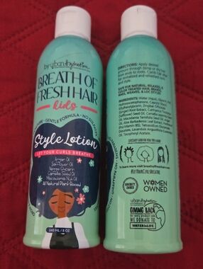 By Urban Hydration (2) Breath of Fresh Hair Kids Style Lotion